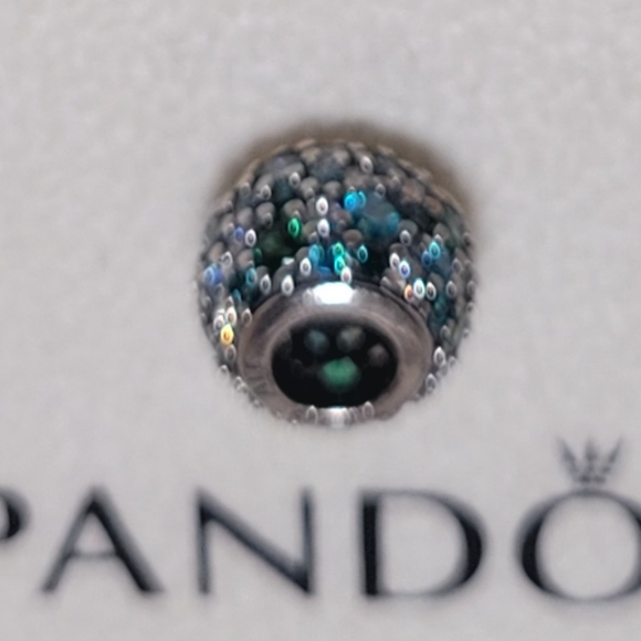 PANDORA Blue Ocean Mosaic Pave Charm - Picture 7 of 7